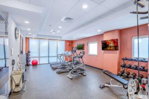 Fitness centrum a/nebo fitness zařízení v ubytování Home2 Suites by Hilton Mobile West I-10 Tillmans Corner