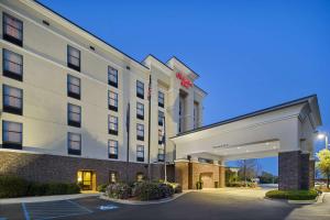 a rendering of the front of a hotel at Hampton Inn Columbia I-20-Clemson Road in Columbia