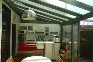 Kuchyňa alebo kuchynka v ubytovaní Maison Cocooning, bord de Sèvre Nantaise