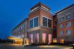 a rendering of the front of a hotel at DoubleTree by Hilton Hotel Oklahoma City Airport in Oklahoma City