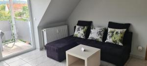 Χώρος καθιστικού στο Ferienwohnung Emmerthal
