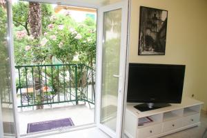 TV a/nebo společenská místnost v ubytování Sabina Apartments