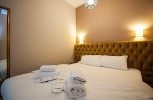 Postel nebo postele na pokoji v ubytování Newway Apartments