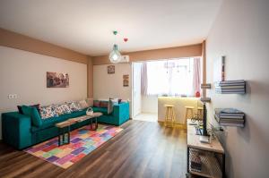 Posezení v ubytování Newway Apartments