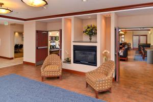 Posezení v ubytování Hampton Inn Evanston