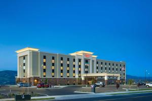 a rendering of a hotel with a parking lot at Hampton Inn Lewiston, ID in Lewiston