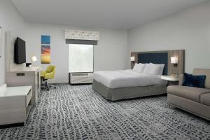 TV a/nebo společenská místnost v ubytování Hampton Inn Duncan
