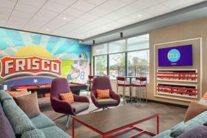 Tru By Hilton Frisco Dallas, Tx的休息区