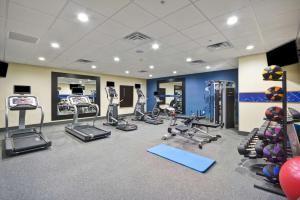 Fitness centrum a/nebo fitness zařízení v ubytování Hampton Inn Kyle