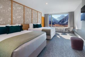 Posezení v ubytování The Hermitage Hotel Mt Cook