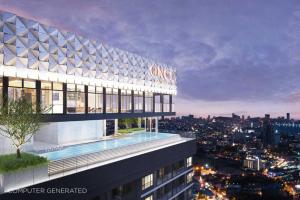 a rendering of the one hotel planned for the city at Once Pattaya in Pattaya Central