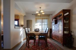 A seating area at Akrolithos Villa, Milies Pelion