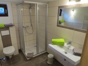 Kúpeľňa v ubytovaní Ferienhaus Ötztal-Lodge