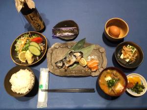 日式旅馆内部或周边提供的食物