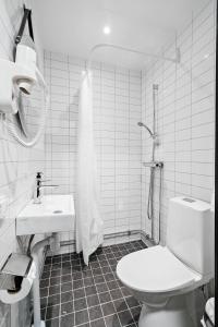 Koupelna v ubytování Hotel Hötorget