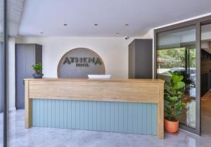 Vstupní hala nebo recepce v ubytování Kas Athena Hotel + 37 fotografií