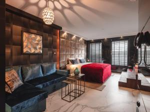 Posteľ alebo postele v izbe v ubytovaní Art Suites Boutique Hotel - Krakow Center