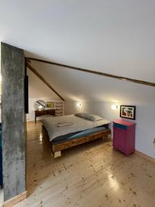 Postel nebo postele na pokoji v ubytování Apartament Art Cluj