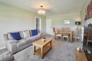 a living room with a couch and a table at Host & Stay - White Rose in Marske-by-the-Sea