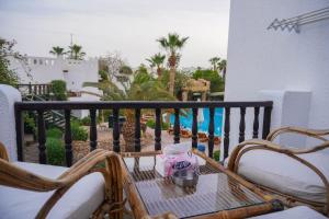 A balcony or terrace at Delta sharm resort