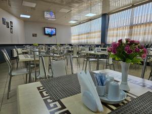 ห้องอาหารหรือที่รับประทานอาหารของ Cityland Hotel Baku