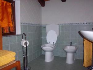 Koupelna v ubytování Les Lillas