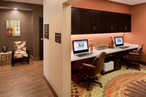 an office with a desk with a laptop and a chair at Hampton Inn Kanab in Kanab +14 photos