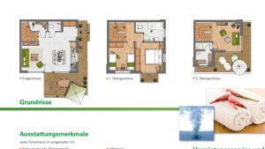 Půdorys ubytování Ferienhaus Captains Hus