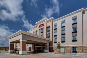 a rendering of the front of a hotel at Hampton Inn & Suites-Wichita/Airport, KS in Wichita
