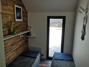 Postel nebo postele na pokoji v ubytování Pod Gwiazdami