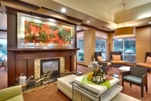 O zonă de relaxare la Hilton Garden Inn Clarksville