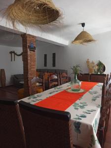 Ruang duduk di Casa Las Santeras