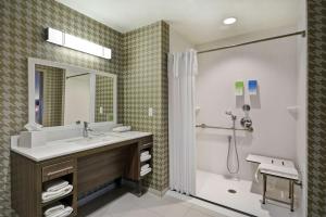 Home2 Suites By Hilton Carbondale的一间浴室