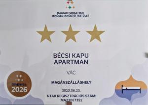Bécsi Kapu Apartman 2600 Vác, 27 Köztársaság út kép - 2