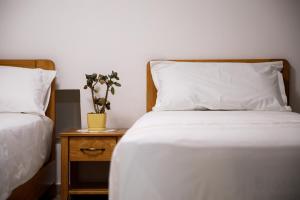 Postel nebo postele na pokoji v ubytování Guesthouse Çani