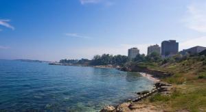 Naturlandskabet i nærheden af villaen