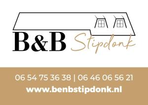 una etiqueta para una tienda de muebles con una foto de dos sillas en B en B Stipdonk en Lierop