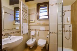 Koupelna v ubytování Hotel Reale