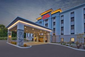 a rendering of the front of a hotel at Hampton Inn & Suites Alliance in Alliance