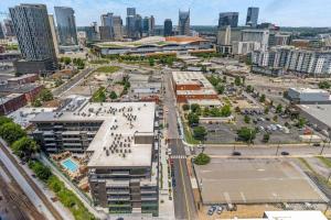 Nespecifikovaný výhled na destinaci Nashville nebo výhled na město při pohledu z apartmánu