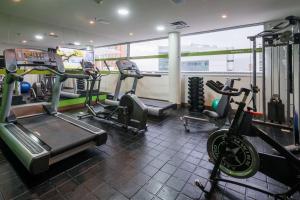 Fitness centrum a/nebo fitness zařízení v ubytování Hampton By Hilton Bogota Airport
