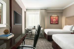TV a/nebo společenská místnost v ubytování DoubleTree by Hilton Lima Miraflores El Pardo