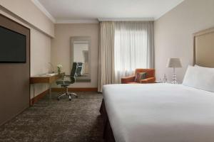 Postel nebo postele na pokoji v ubytování DoubleTree by Hilton Lima Miraflores El Pardo