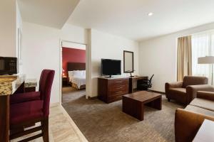 TV a/nebo společenská místnost v ubytování Hilton Garden Inn Queretaro