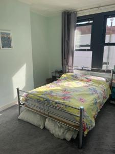 Charming 3BD House wPrivate Garden - Bristol tesisinde bir odada yatak veya yataklar