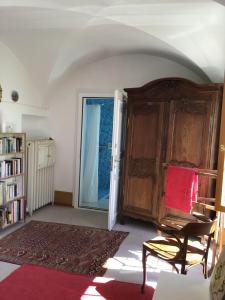 Knihovna v bed and breakfast