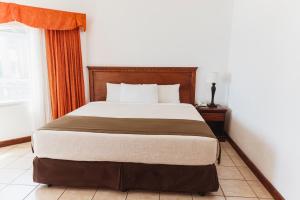 Hotel Cayman Suites客房内的一张或多张床位