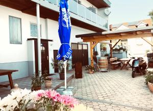 Patio nebo venkovní prostory v ubytování Pension Seeblick Latzko