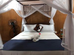 Letto o letti in una camera di Galaxy View Homestay Sigiriya