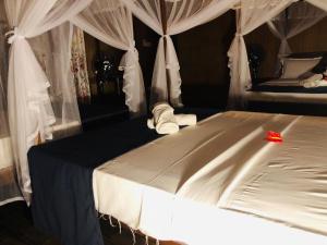 Letto o letti in una camera di Galaxy View Homestay Sigiriya